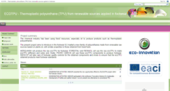 Desktop Screenshot of ecotpu.eu